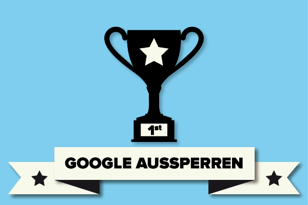 Pokal - Google ausperren